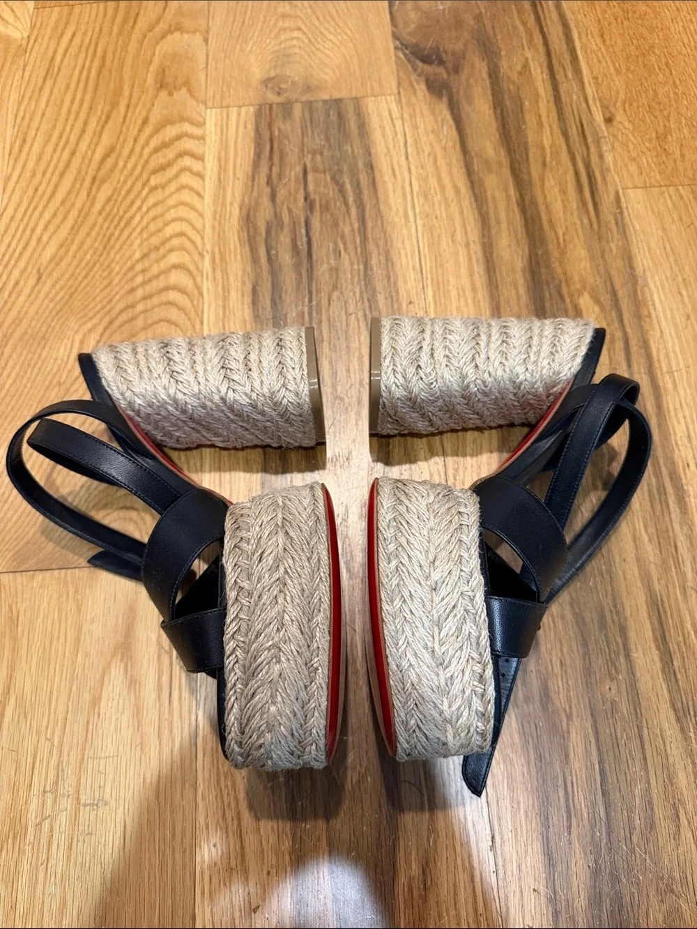 Women’s  Christian Louboutin Calakala 130 Platform Espadrille Sandals